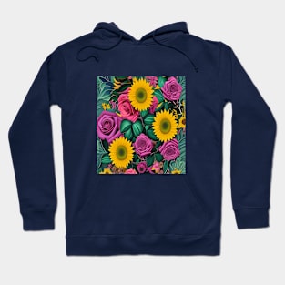 Sunflowers and Roses Hoodie